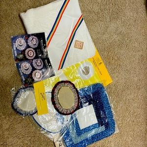 Lot of cross stitch projects